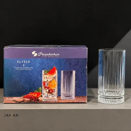 لیوان پاشاباغچه مدل الیسیا کد 520015 بسته 6 عددی