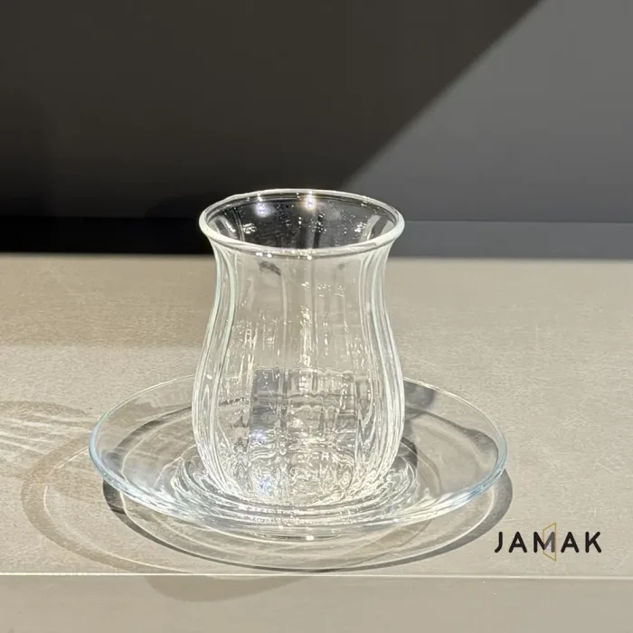 استکان نعلبکی پاشاباغچه طرح لینکا کد 96572 بسته 6 عددی - تصویر 3