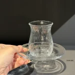 استکان نعلبکی پاشاباغچه طرح لینکا کد 96572 بسته 6 عددی - تصویر 4