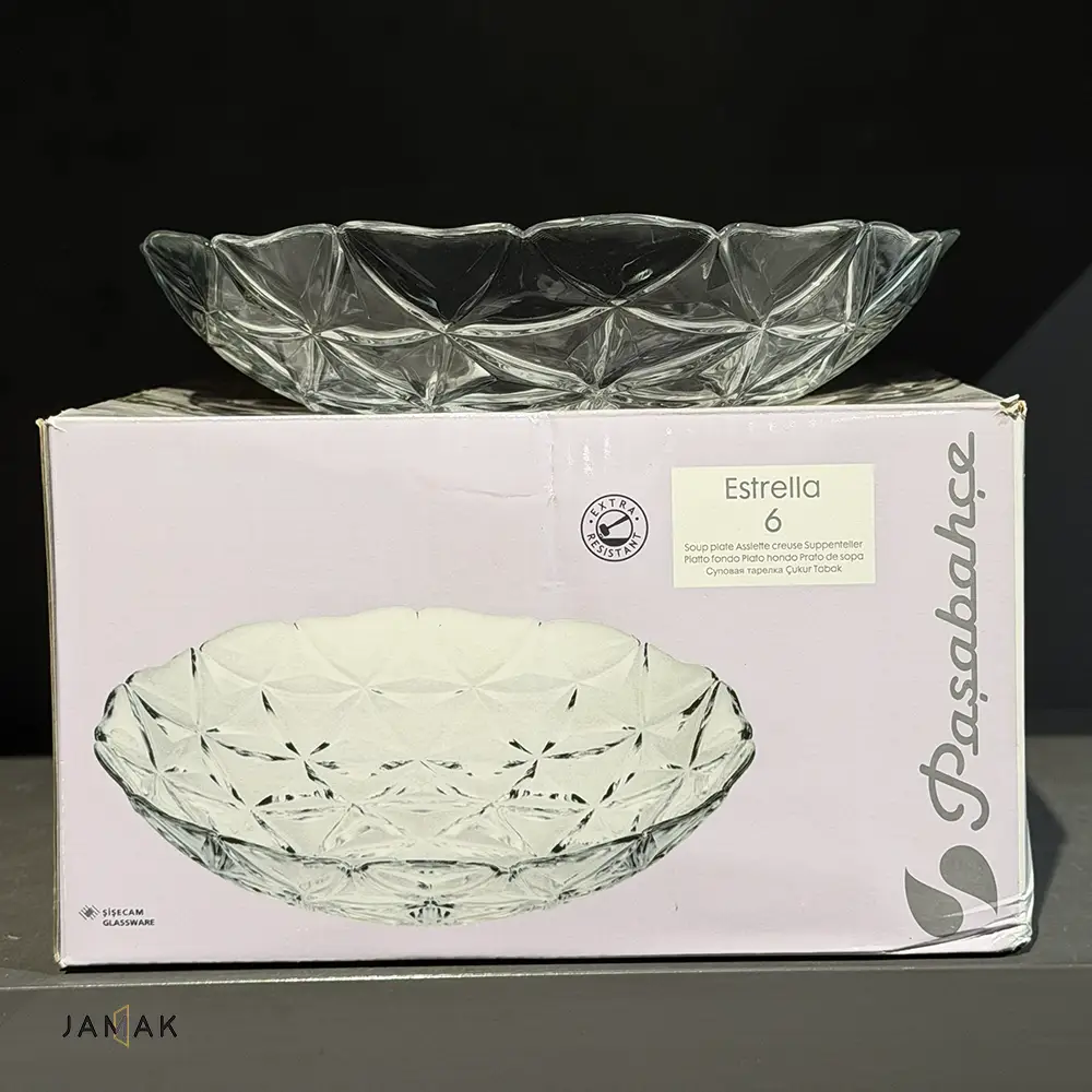 99312530 (1) بشقاب گرد پاشاباغچه مدل استرلا کد 10693 تک عددی
