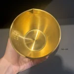 کاسه درجه دار 300 میل استیل طلایی - تصویر 4