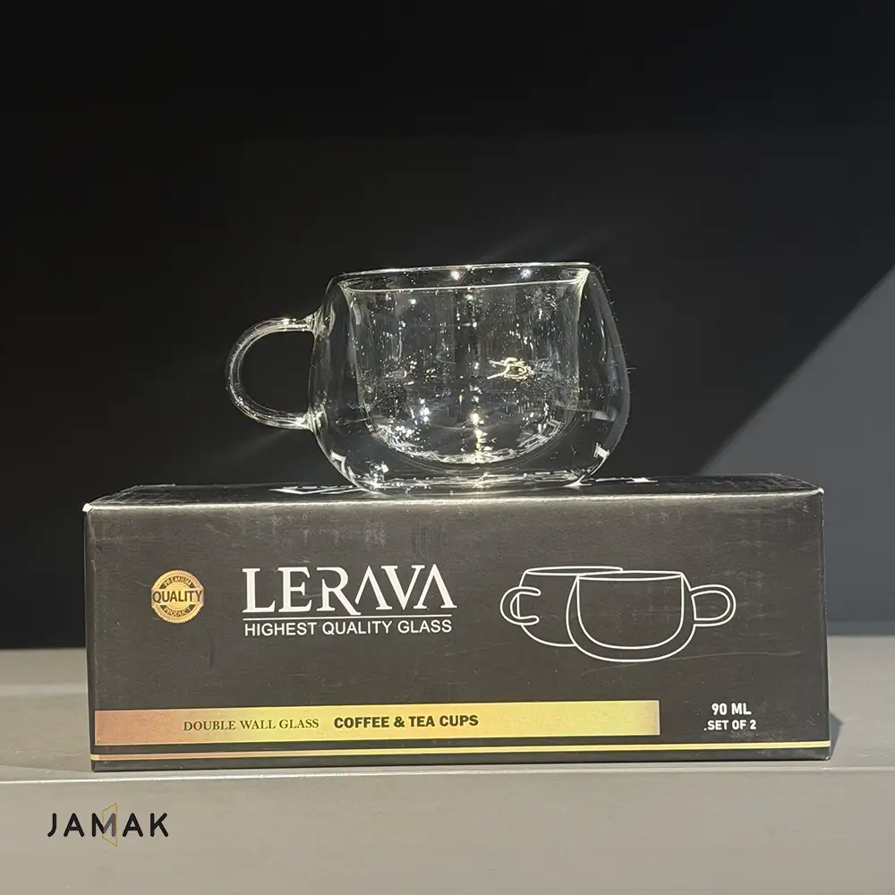 99311724 (1) فنجان قهوه خوری دوجداره کوچک lerava - یک عددی - تصویر 1