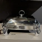 سوفله پافیلی نقره ای مستطیل کوچک برند ریور کد 205