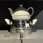 کتری قوری استیل شیردار ریور کد 3887