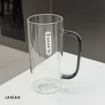 ليوان بلند دسته دار پيركس Deli Glassware عددی - تصویر 2