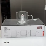 فنجان قهوه خوری پیرکس 130 میل Deli Glassware عددی - تصویر 5