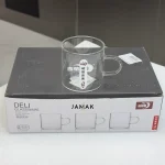 فنجان قهوه خوری پیرکس 130 میل Deli Glassware عددی - تصویر 4