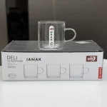 خرید قهوه‌خوری ۱۳۰ میل Deli Glassware | فنجان شیشه‌ای قهوه