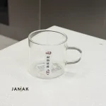 فنجان قهوه خوری پیرکس 130 میل Deli Glassware عددی - تصویر 2