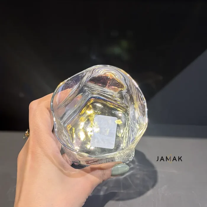 نیم لیوان دفرمه دلی گلس هفت رنگ عددی - تصویر 5