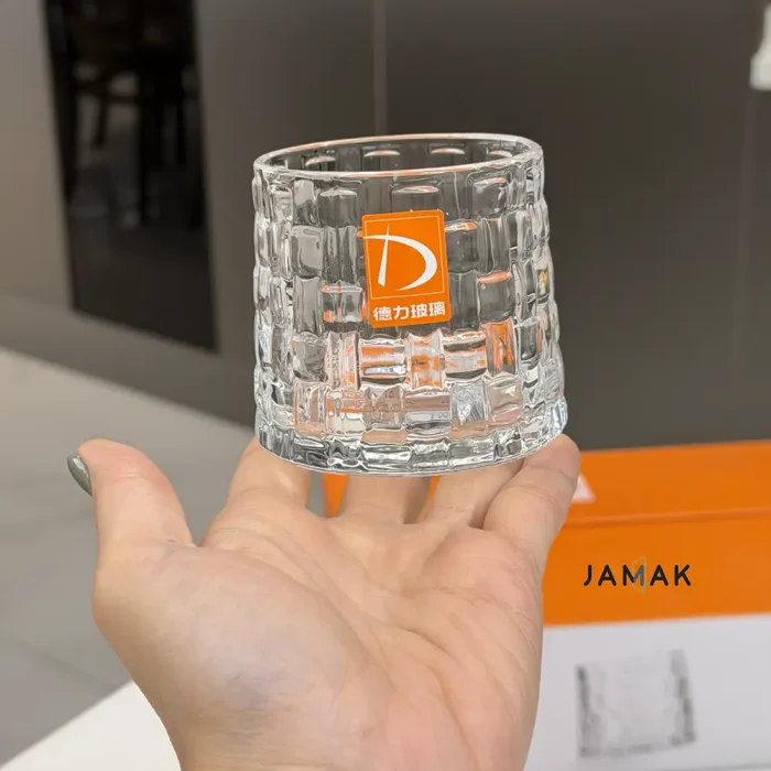نیم لیوان چرخشی Deli Glass - یک عددی - تصویر 2
