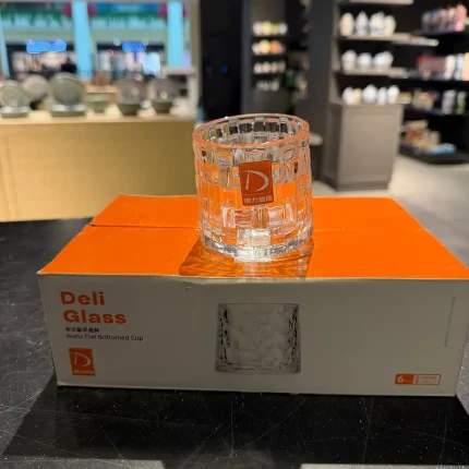 خرید نیم لیوان پیرکس دسته‌دار Deli Glass | لیوان چرخشی