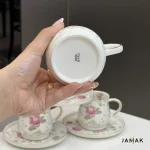 سرویس چایخوری طرح گل رز کد 1231 - تصویر 6