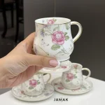 سرویس چایخوری طرح گل رز کد 1231 - تصویر 7