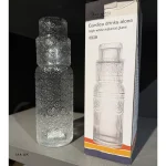 بطری آب شیشه‌ای طرح برجسته کاردیکا | Cardica - تصویر 4