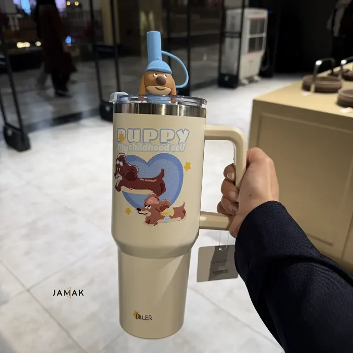 تراول ماگ دیلر مدل Puppy حجم 1200 میلی لیتر - تصویر 2