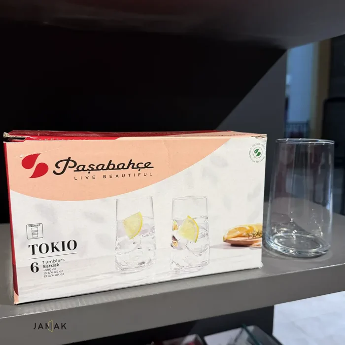 لیوان پاشاباغچه مدل توکیو کد 420410 بسته 6 عددی - تصویر 4